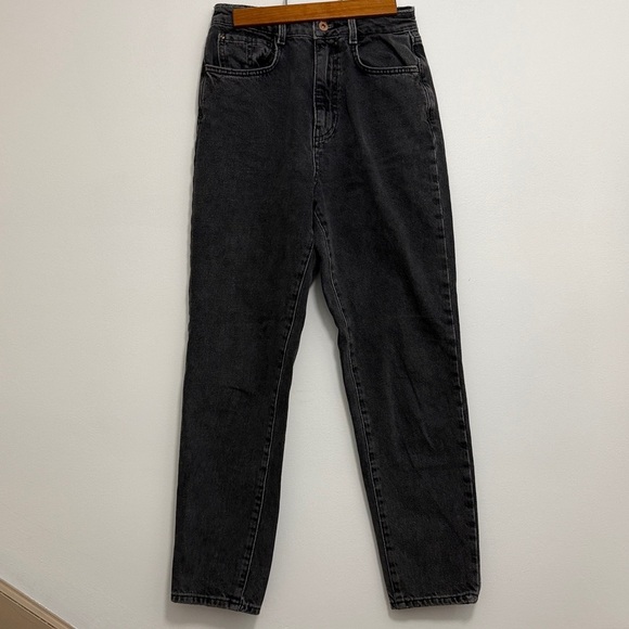 Zara Denim - Zara Charcoal Mom Jeans